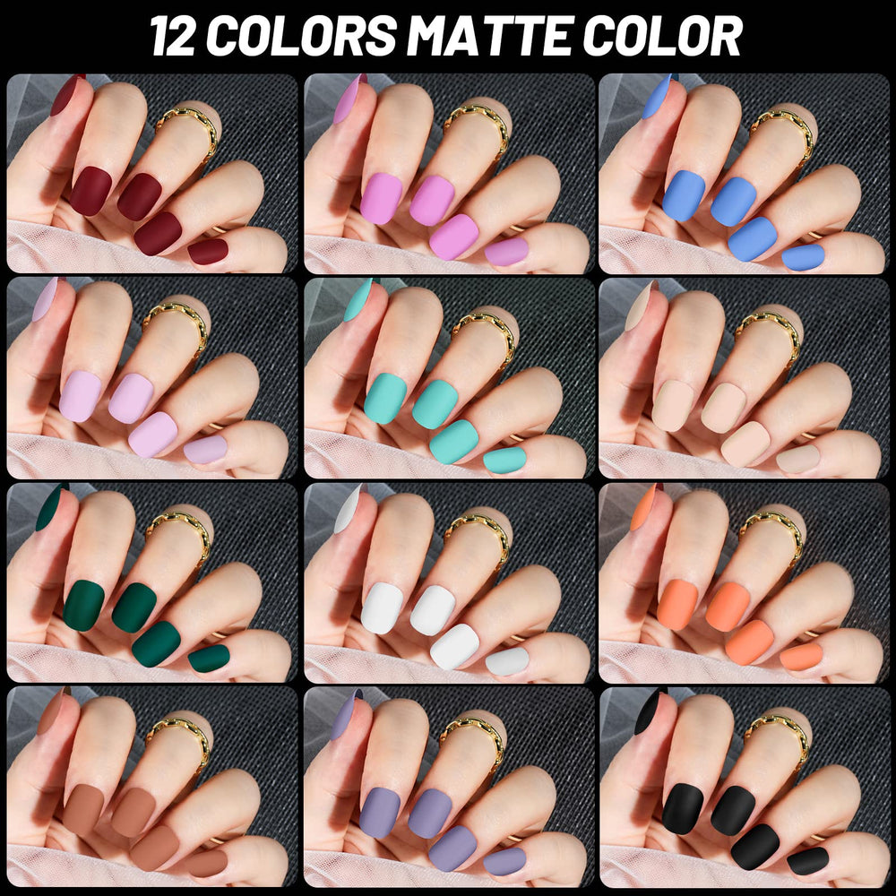 Teenitor 24Pack glossy nails show polished, salon-ready shine for quick, elegant looks.