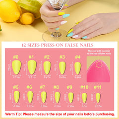 Teenitor almond nails collection in matte and glossy finishes across colors.