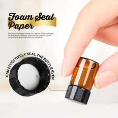 Teenitor screw-on cap with foam seal prevents leaks and protects contents.