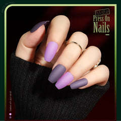 Teenitor glossy coffin nails in vibrant colors for quick glam upgrades.