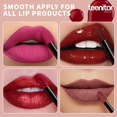 Teenitor barbed-stick detail ensures tip stays secure during makeup applications.