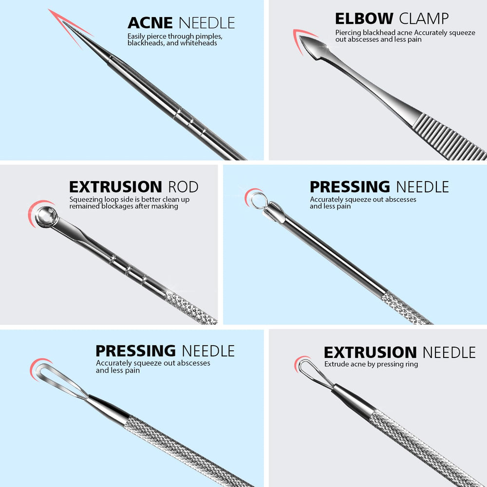Teenitor dual-end pimple popper tools offering versatile pressure options for blemish care