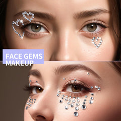 Teenitor face rhinestones easy-application with precision tweezers for flawless placement.