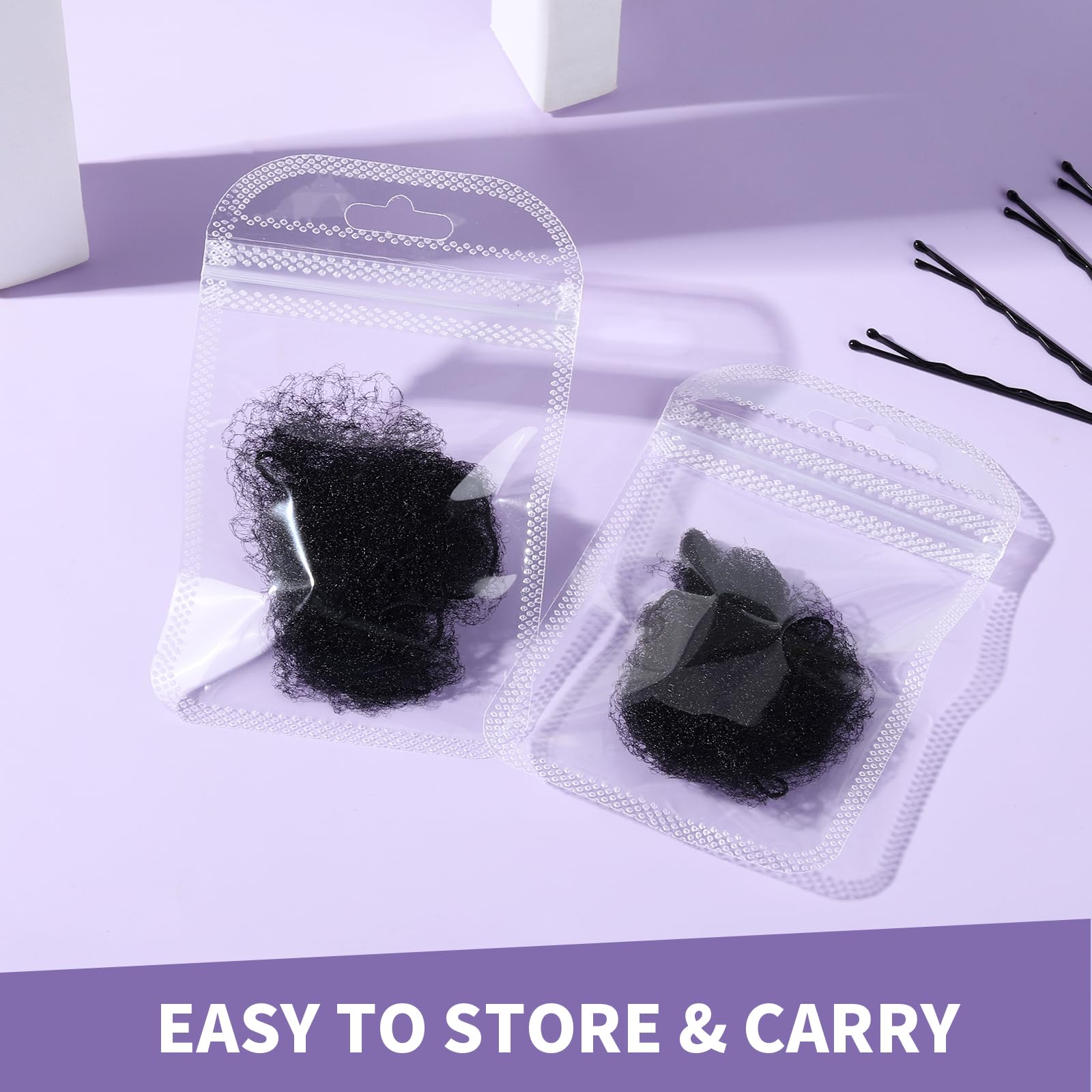 Teenitor includes bobby pins and storage bags for easy organization.