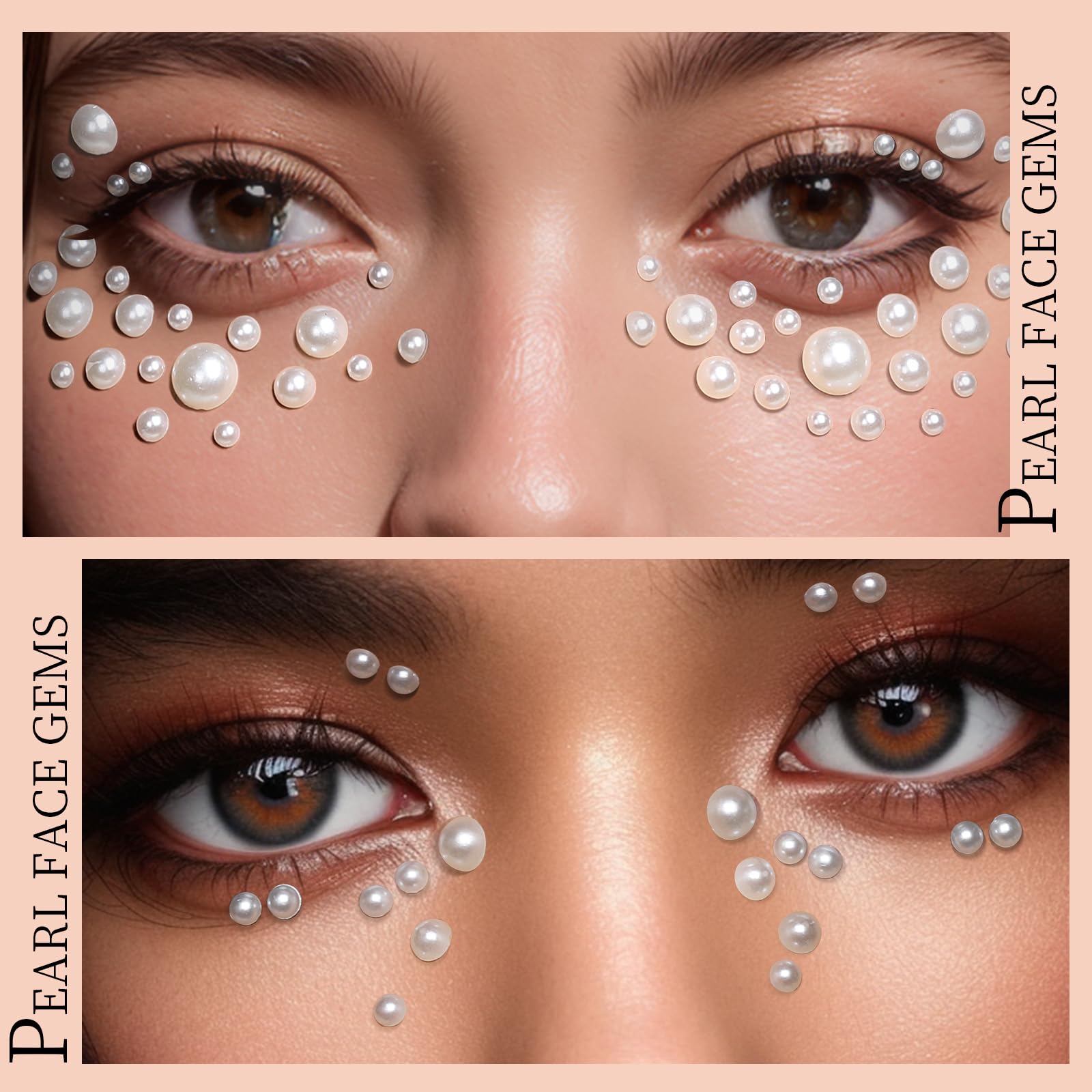 Teenitor hair pearls multi-color shapes provide creative hair accents for photo-ready looks.