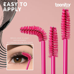 Teenitor lip wands ultra-soft flock-tip for smooth lip color application with comfort.