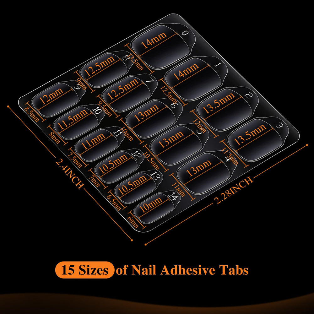 Teenitor nail adhesive tabs cold-weather tips demonstrates improved adhesion with surface prep.