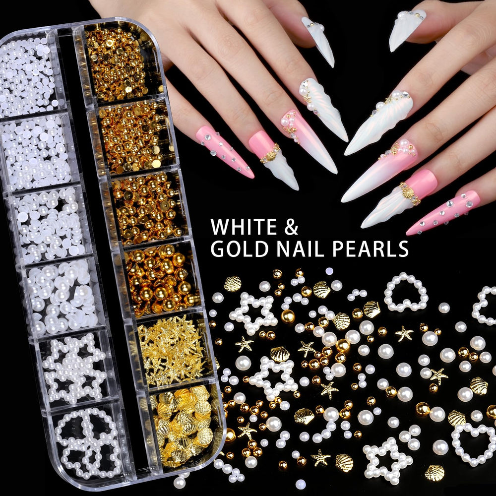 Teenitor nail art brushes and dotting tools for precise lines and patterns.