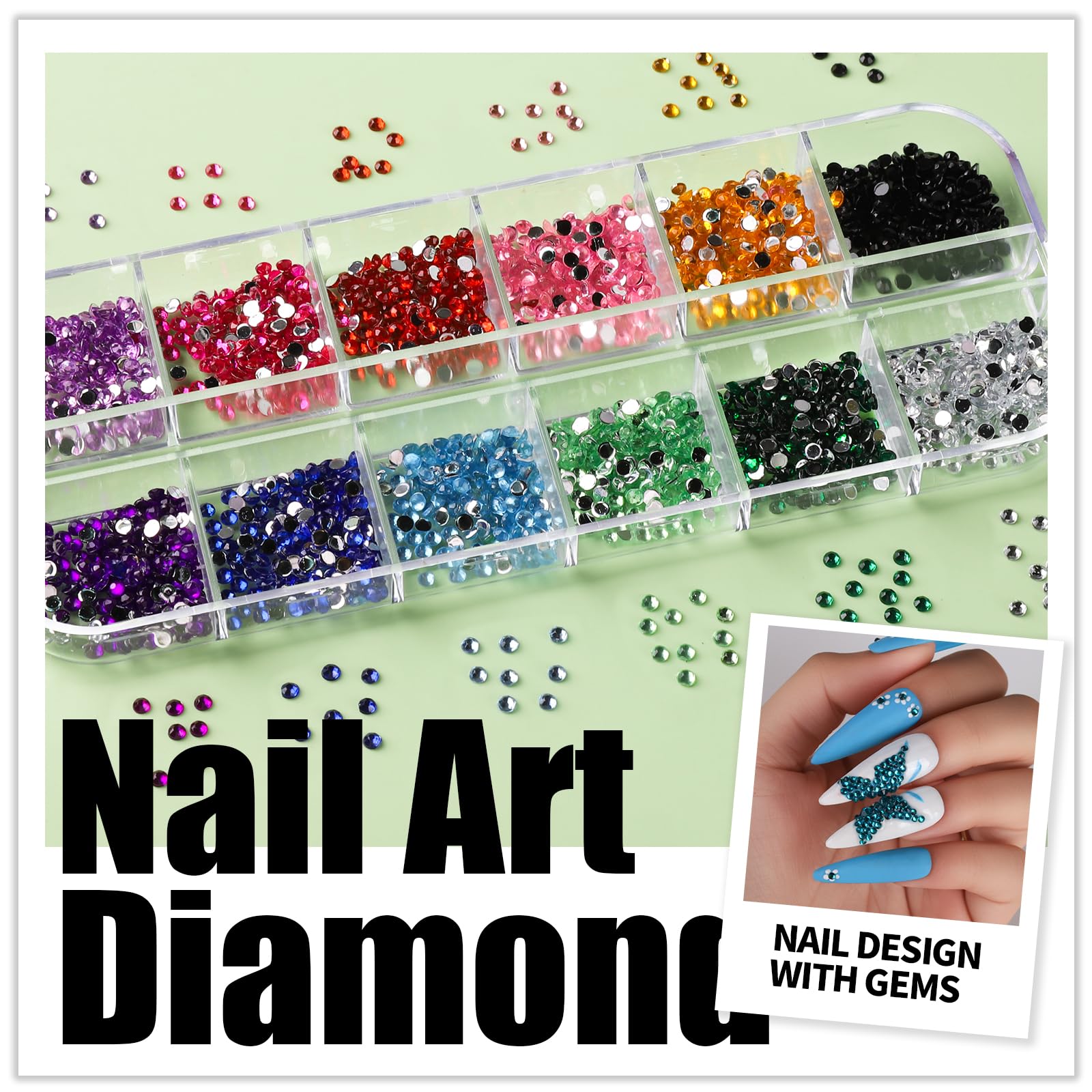Teenitor nail foil colors deliver shimmering accents for gel and routine nails.