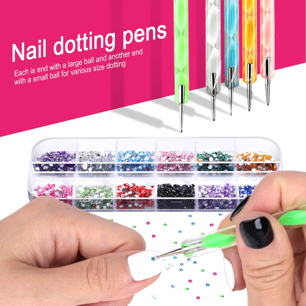 Teenitor Nail Art Kit nail tape adds precision for clean lines and patterns