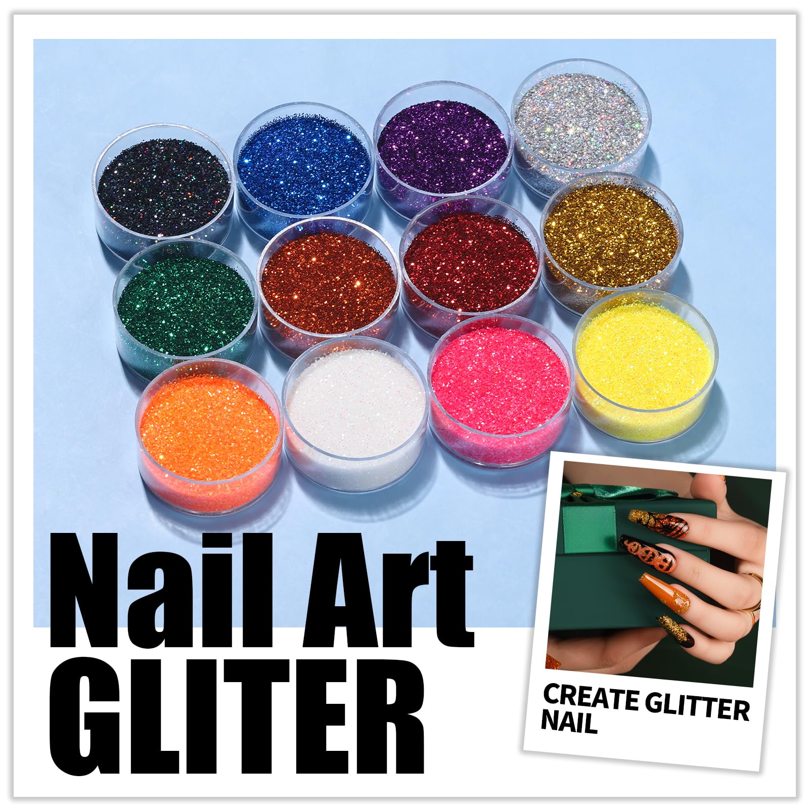 Teenitor 2mm rhinestones provide tiny gems for chic nail embellishments.