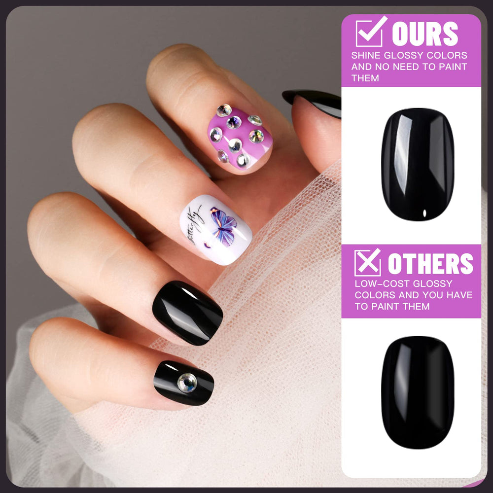 Teenitor self adhesive nail art stickers add easy accents for customized nail art.
