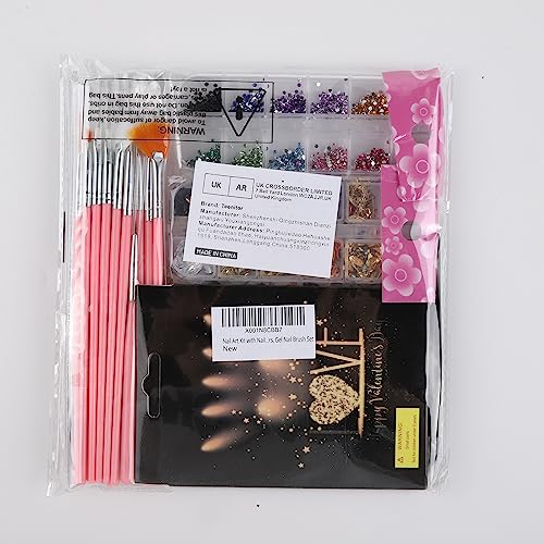 Teenitor tweezers aid precise placement of small decorations on nails.