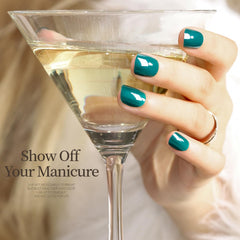 Teenitor nail buffer 400/4000 grit smooths edges for a glossy finish.