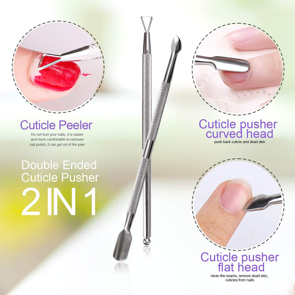 Teenitor nail files buffer set closeup shows smooth shaping and prep for at home removal