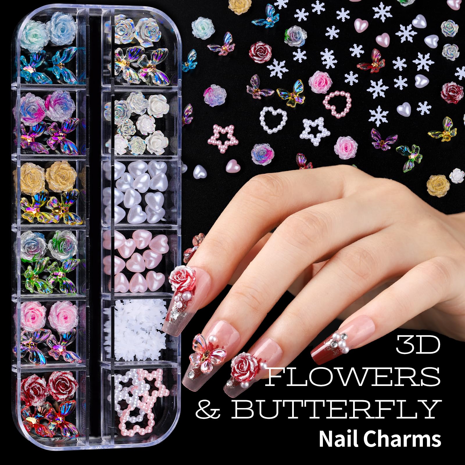 Teenitor nail kit brushes 15 pcs organized for precise lines and details