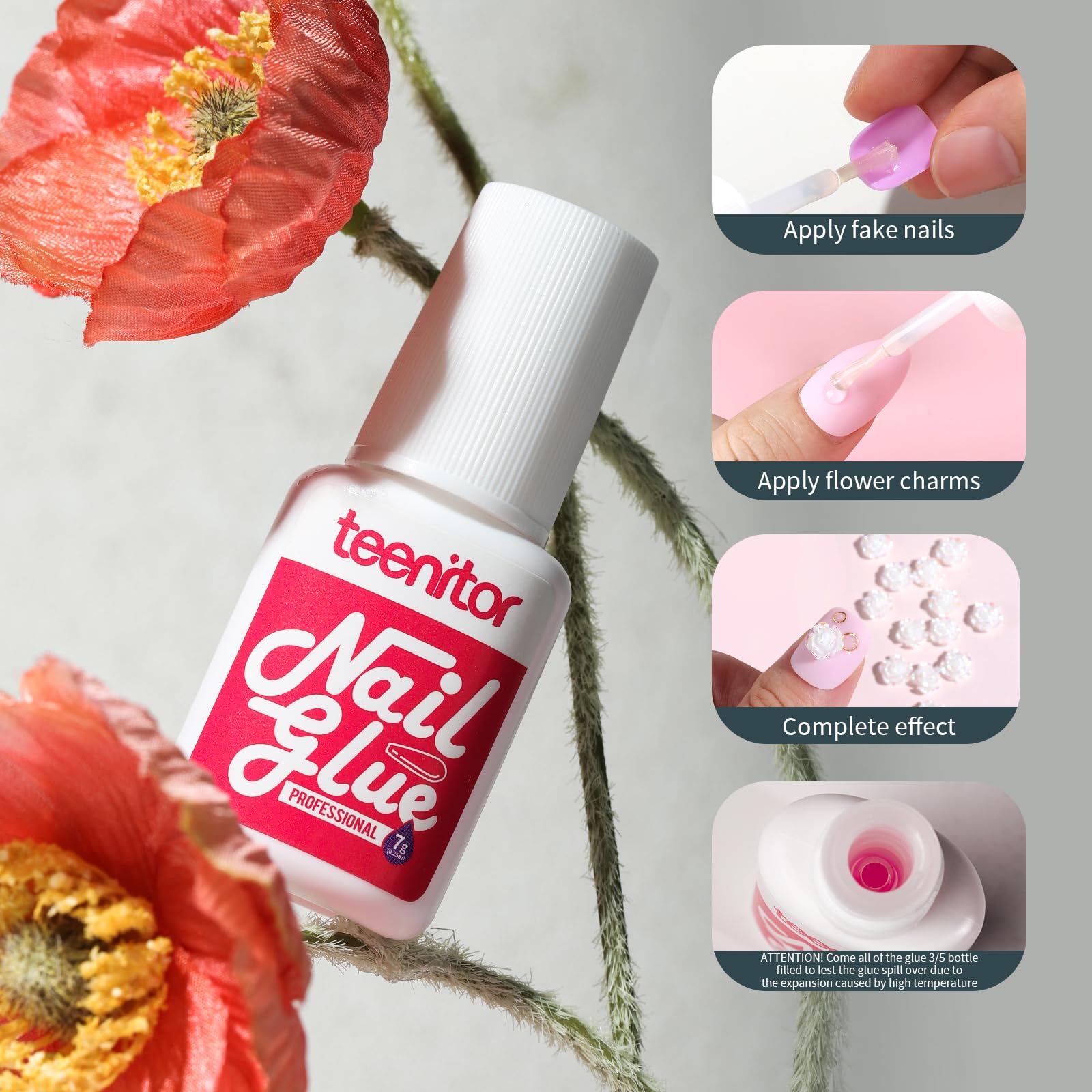  Teenitor 12-color matte oval nails palette displays diverse shade options.