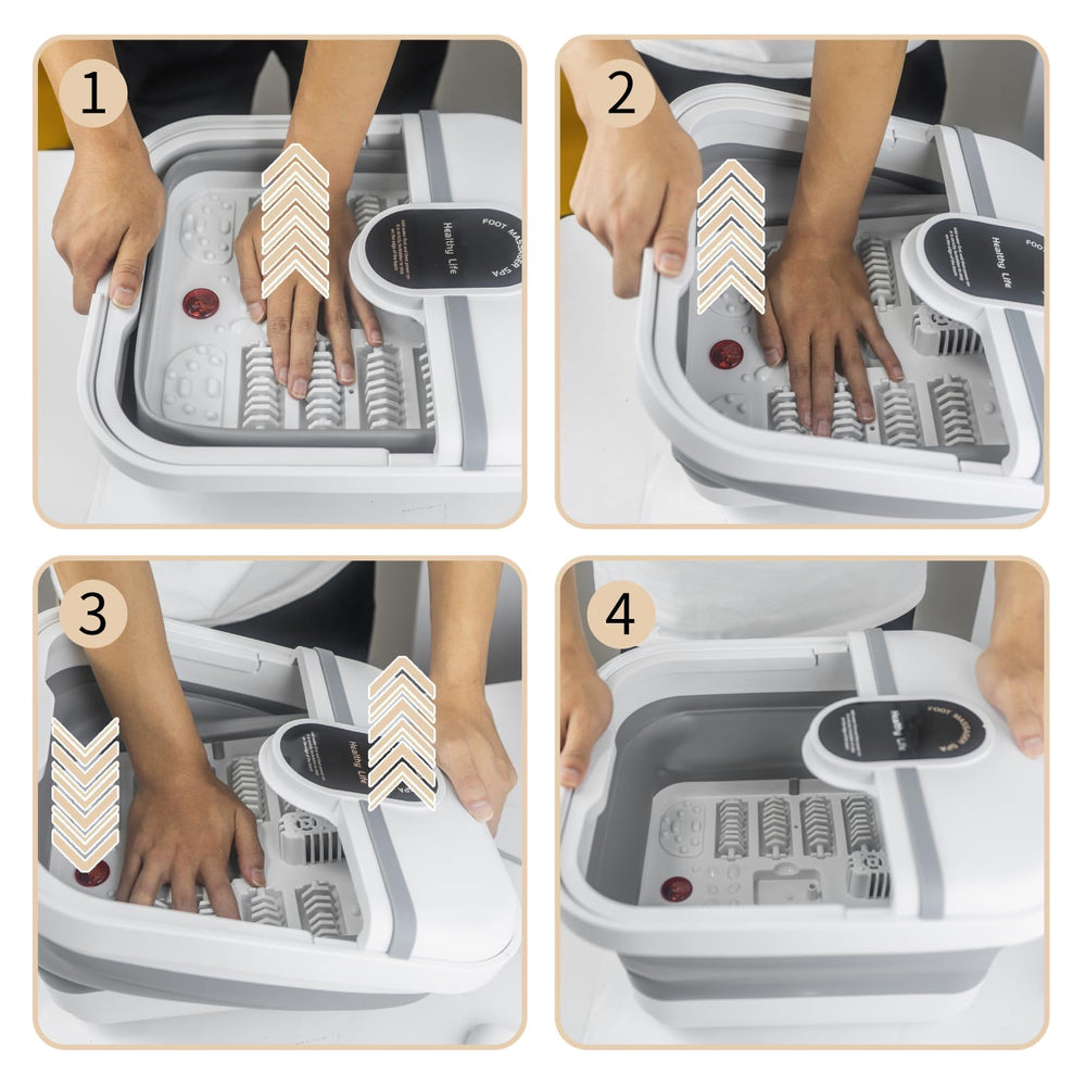teepten foot spa with one-click start for easy at-home sessions.