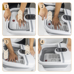 teepten foot spa with one-click start for easy at-home sessions.