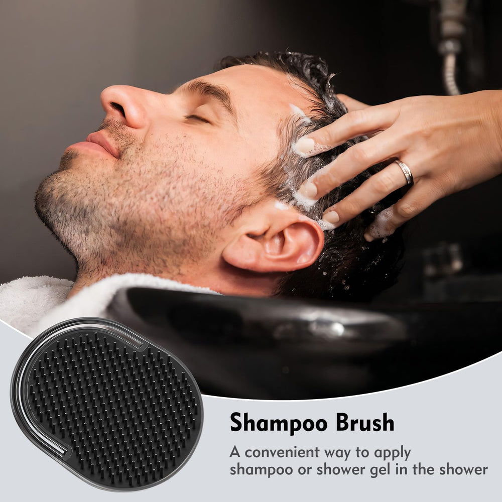 TEESSUE palm comb multifunction kit consolidates styling, massaging, and cleansing in one compact tool.