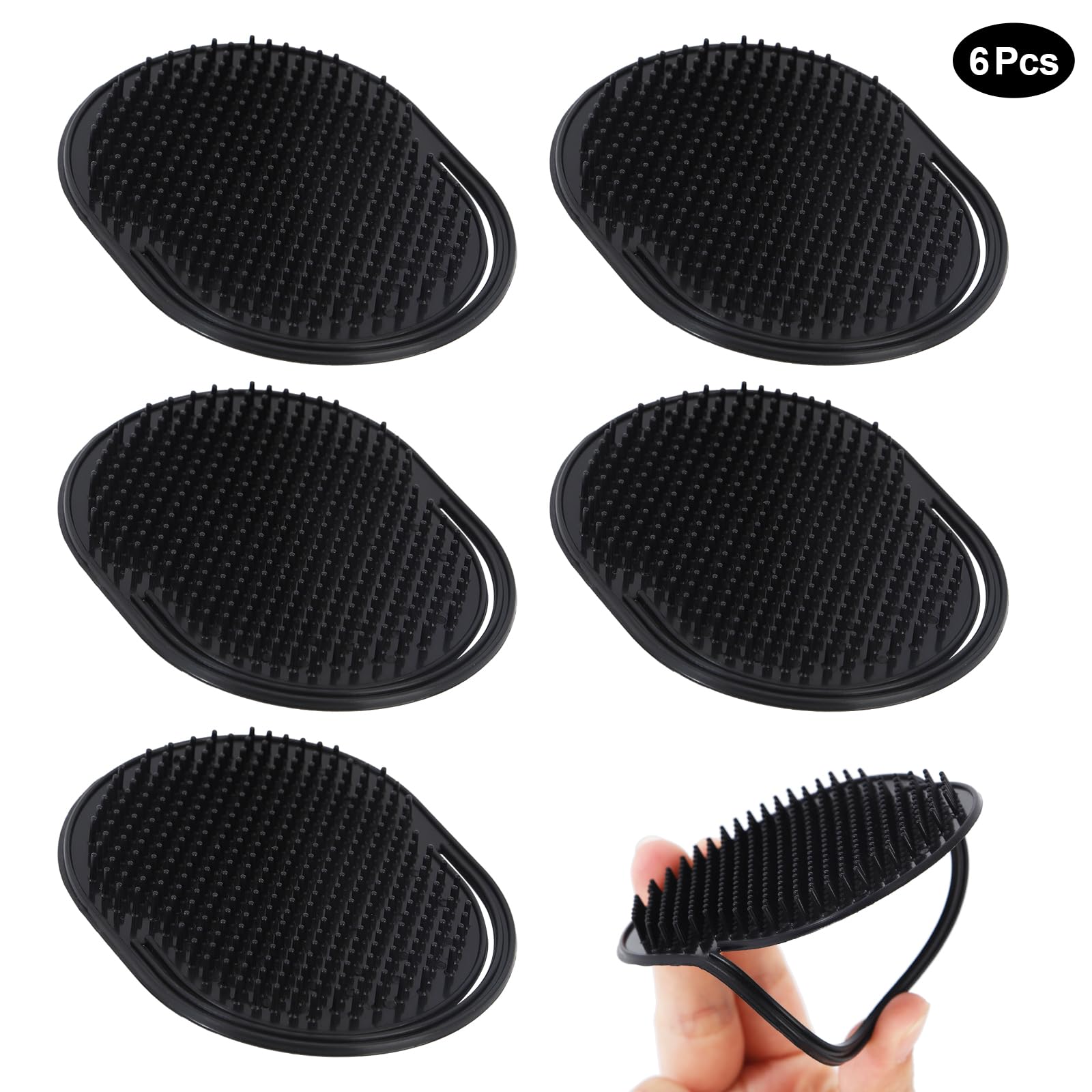 TEESSUE palm comb three-finger grip aids effortless styling and scalp care.
