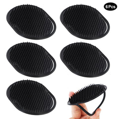 TEESSUE palm comb three-finger grip aids effortless styling and scalp care.
