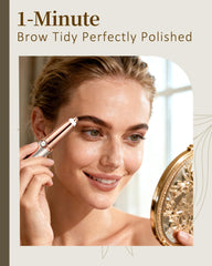 TeethBliss eyebrow trimmer USB-rechargeable offers convenient grooming on the go.