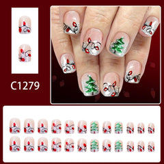 Teilihai nails with rattan-colored lights design ready for holiday celebrations.