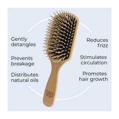 TEK brush on wet hair illustrating versatile detangling