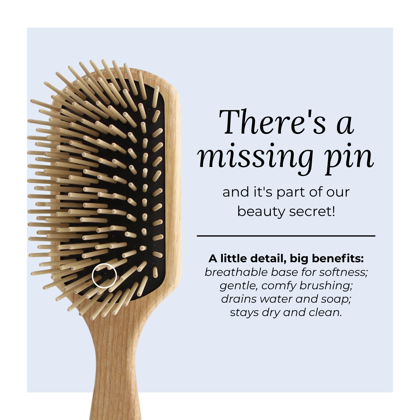 TEK scalp-stimulation brush promotes microcirculation for healthier-looking hair