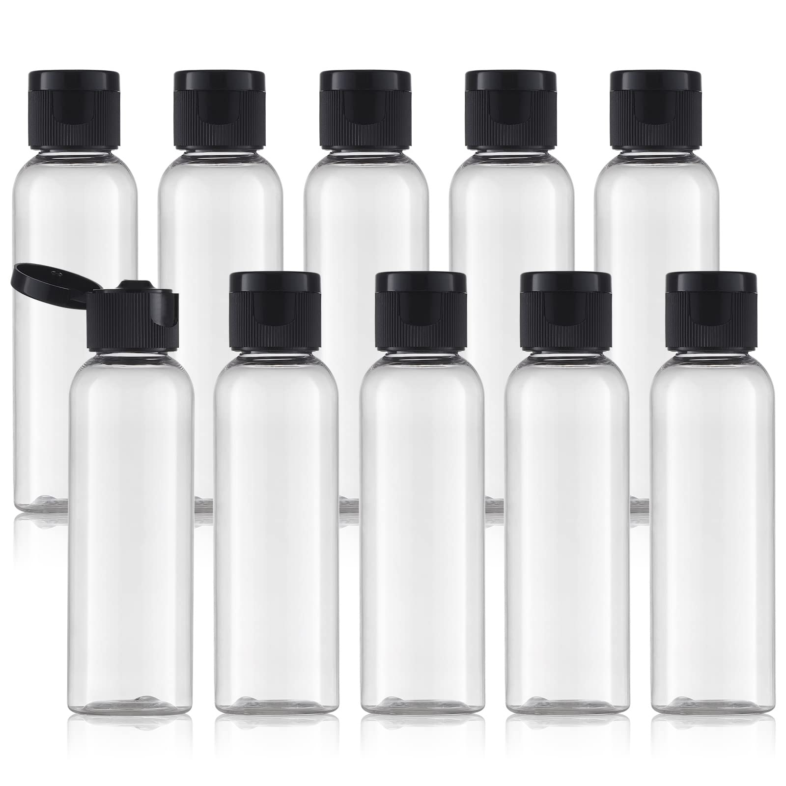 Tekson 2oz travel bottle amber close-up showing compact packing
