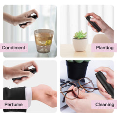 Tekson 7PCS 8ml travel perfume atomizer in pink perfect for lightweight, spill-free travel essentials.