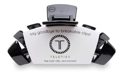 Teleties large hair clip close-up bendable teeth for thick hair grip