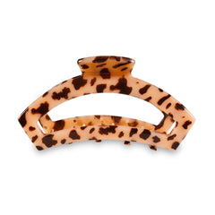 Teleties large open claw clip strong grip for all-day securely styled hair.