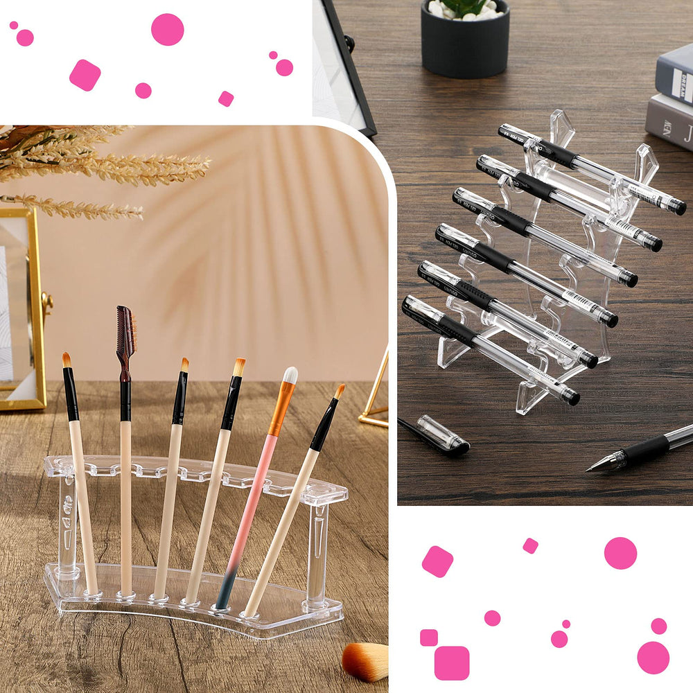Teling nail brush holder stand keeps small tools organized.