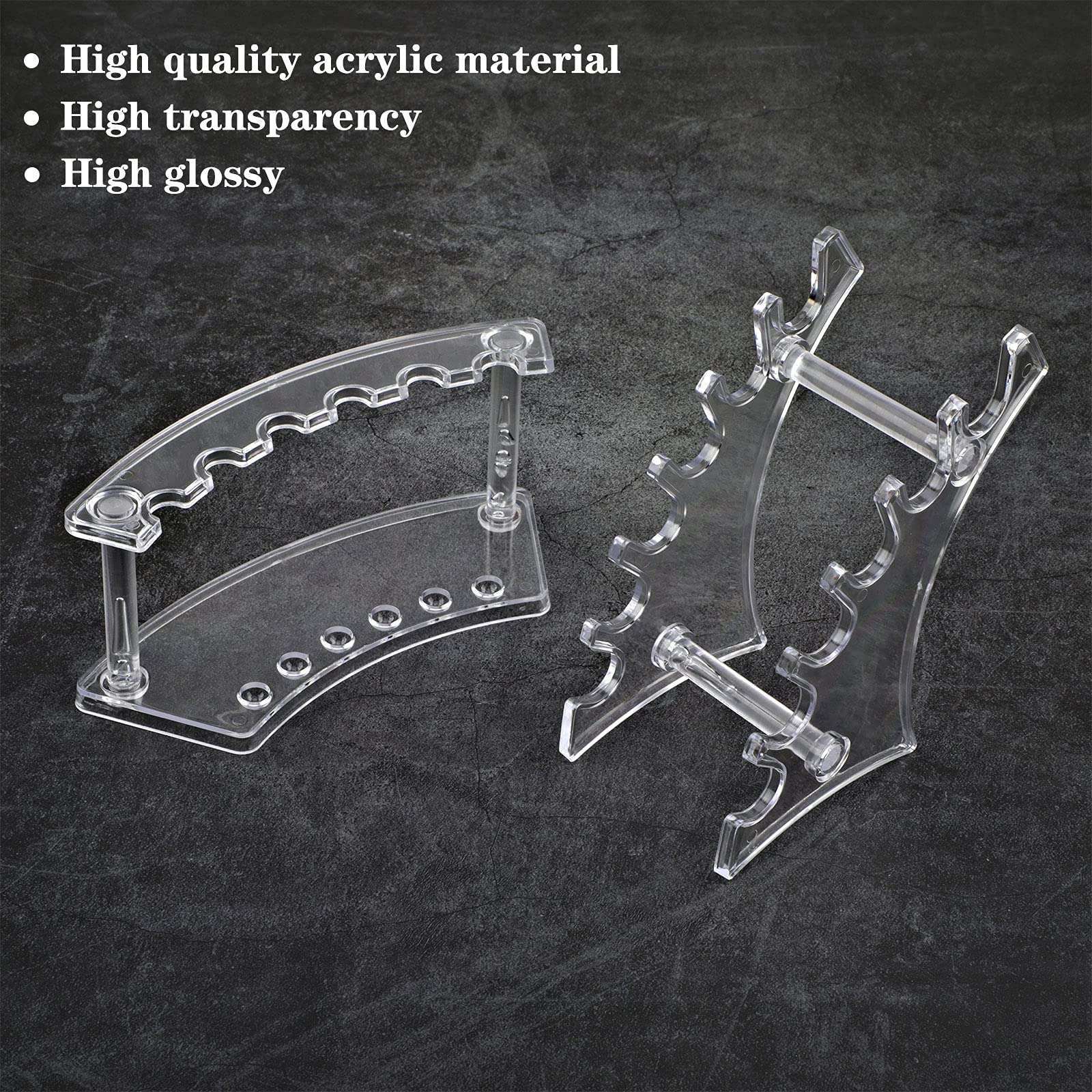 Teling pen display stand detachable design supports portable setup.