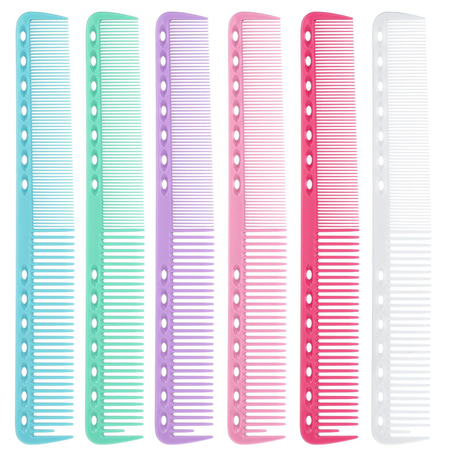 Telooco carbon fiber cutting comb blue shows heat-resistant performance for salon styling.