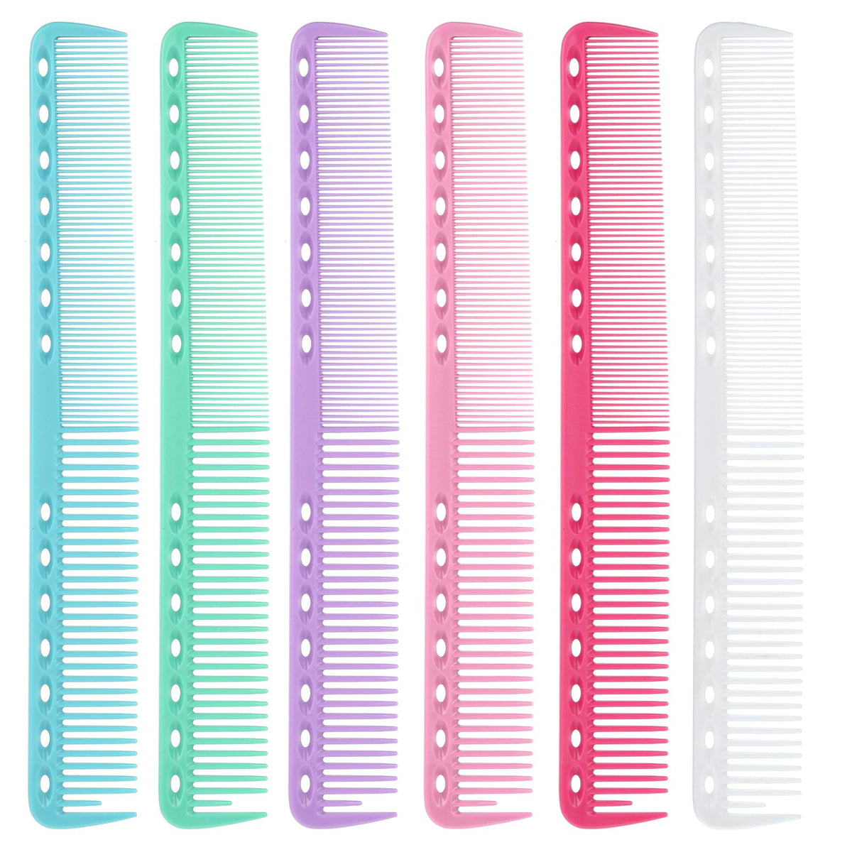 Telooco carbon fiber cutting comb blue shows heat-resistant performance for salon styling.