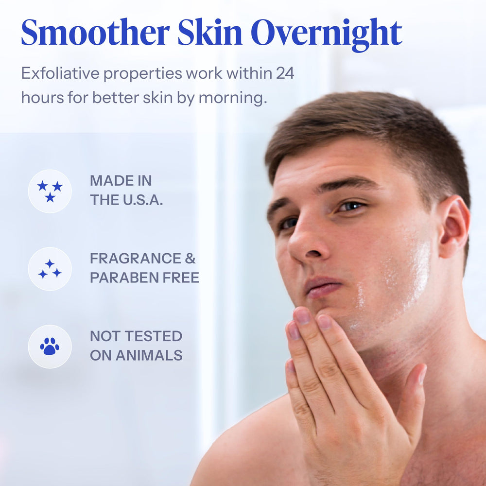 Tend Skin Air Shave Gel after-shave care promotes silky skin post shave.