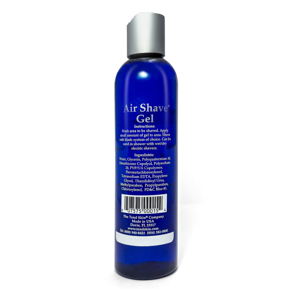 Tend Skin Air Shave Gel laser removal aftercare supports calm skin post-treatment.