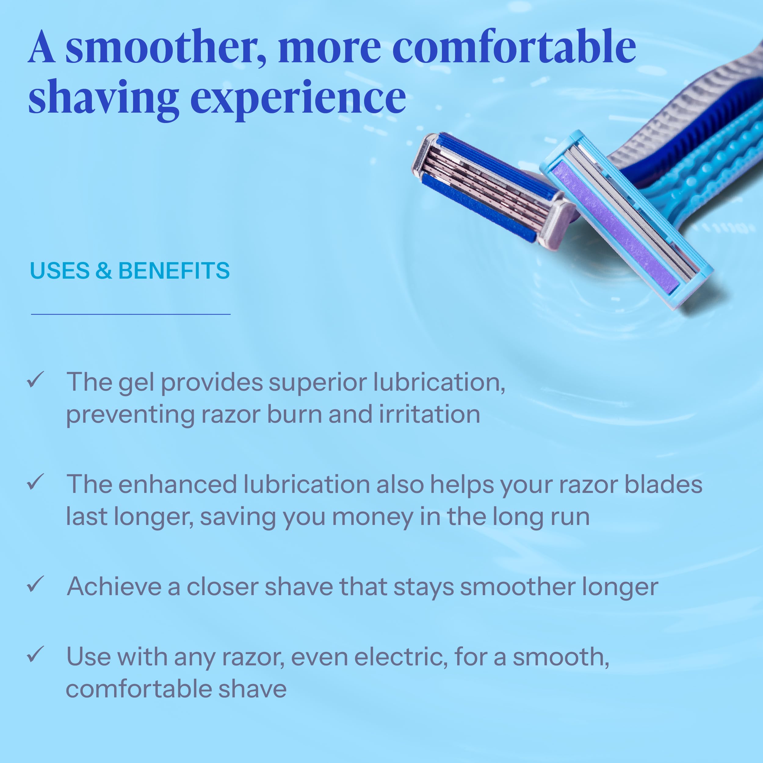 Tend Skin Air Shave Gel Made in USA label signals quality and cruelty-free production.