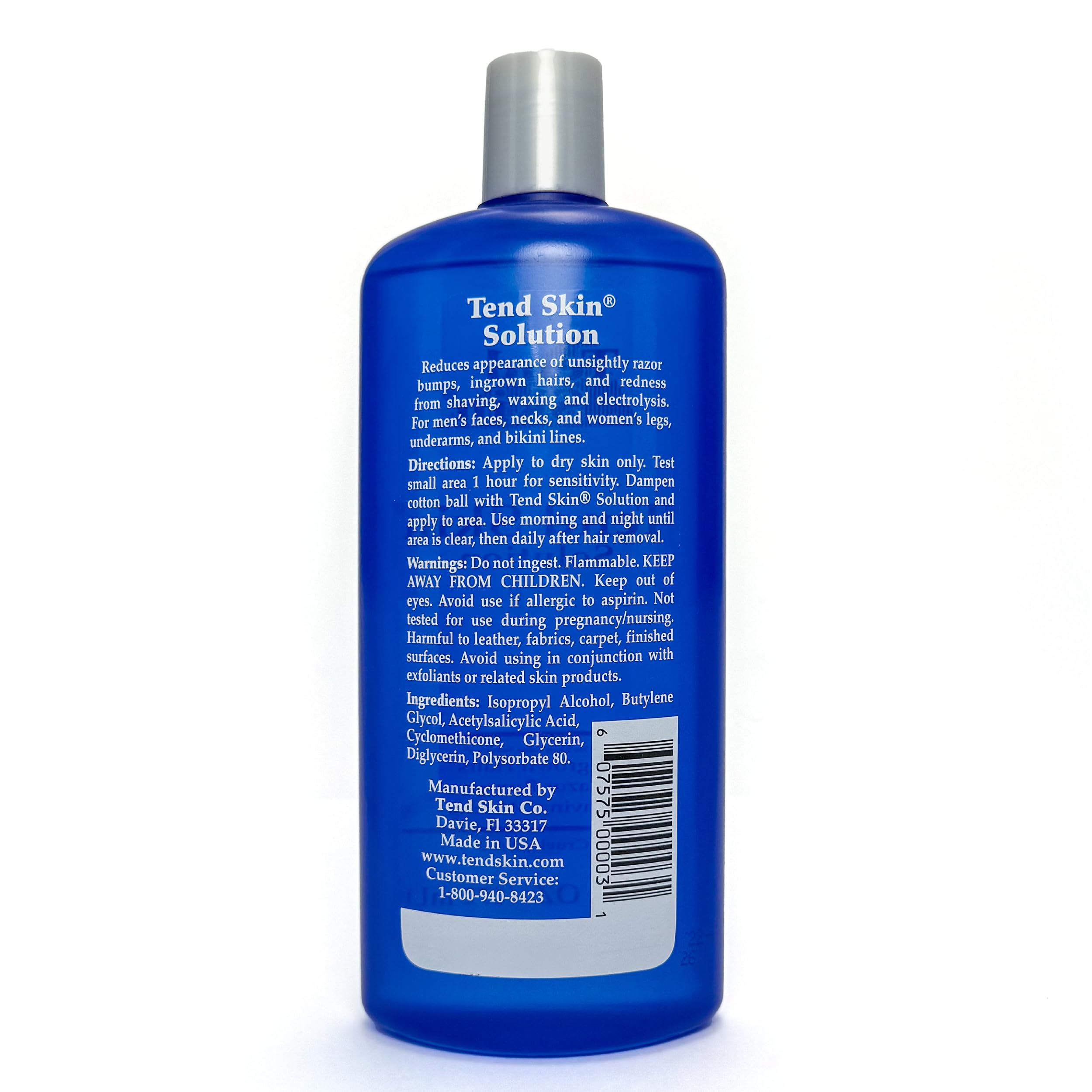 Tend Skin solution near bikini area shows targeted ingrown hair care