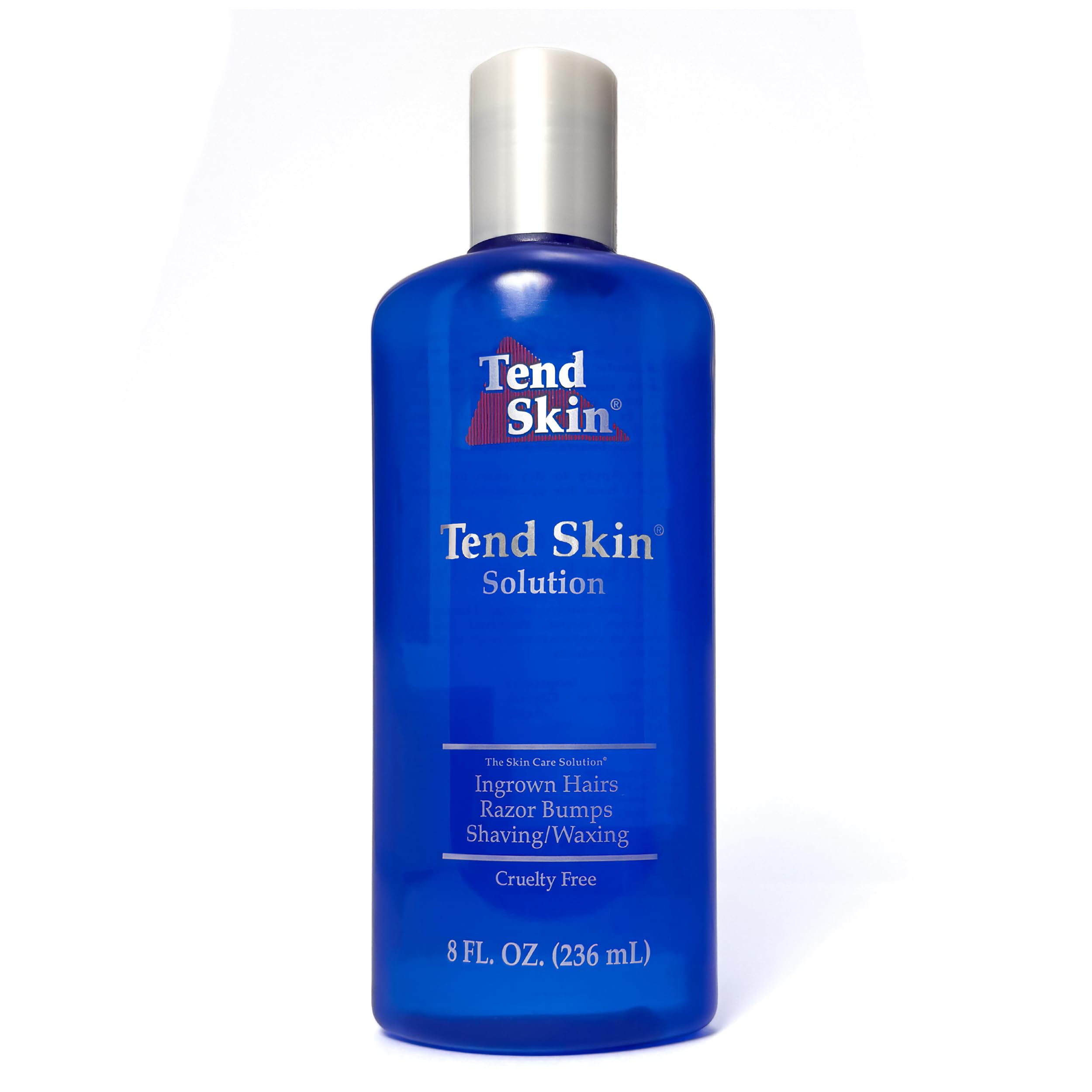 Tend Skin bottle front for post-shave care on skin