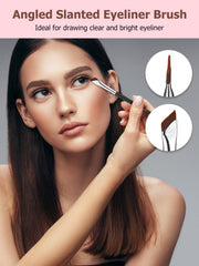 TEOYALL dense synthetic bristles for smooth, precise eyeliner application.