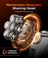 TEPOTZ detachable magnetic head highlights easy cleaning and quick maintenance.