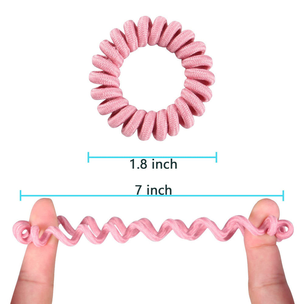 Teqifu hair ties multi-color display highlights color options for mood-boosting styling.