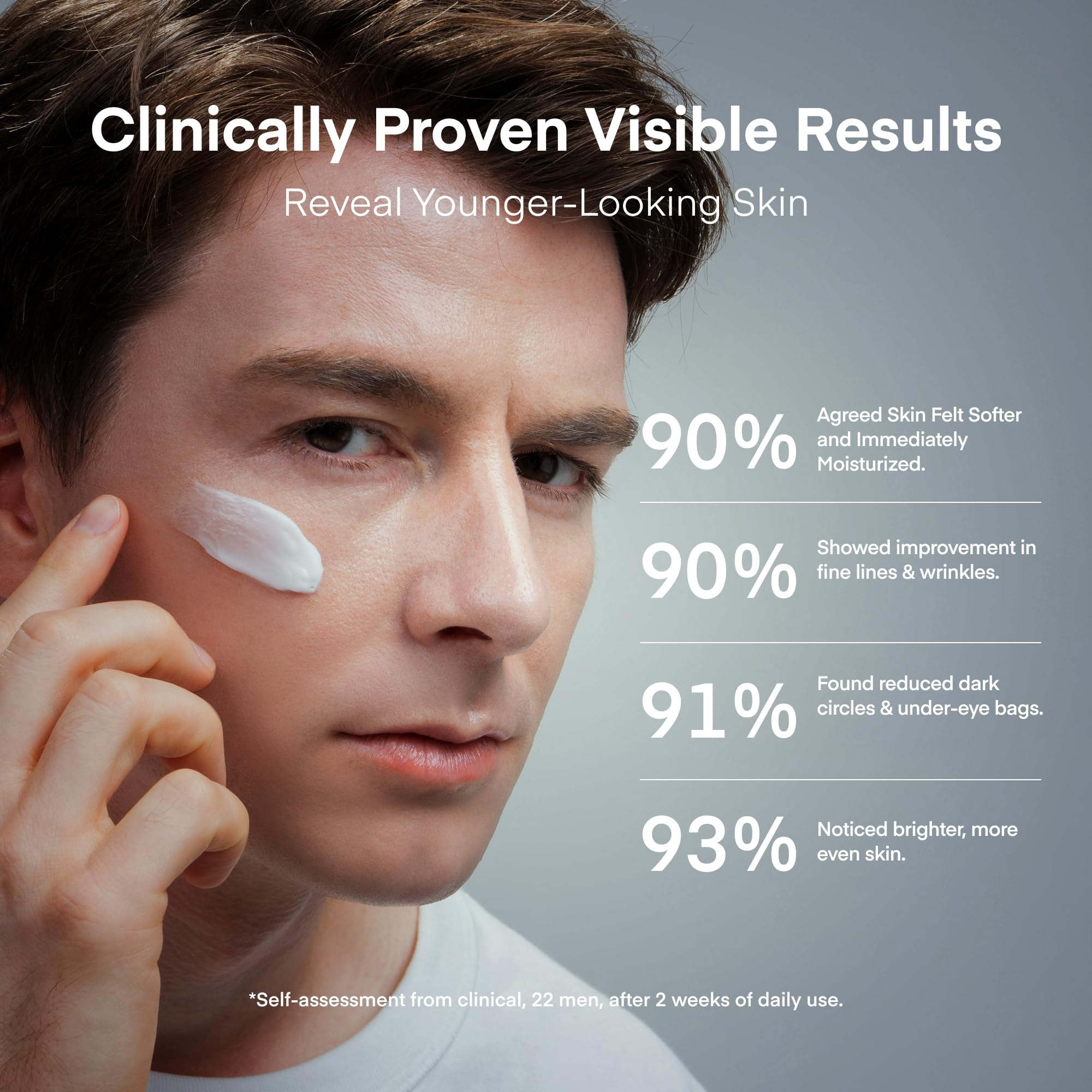 TEREZ & HONOR Dermforce eye-area care targeting puffiness and brightness.