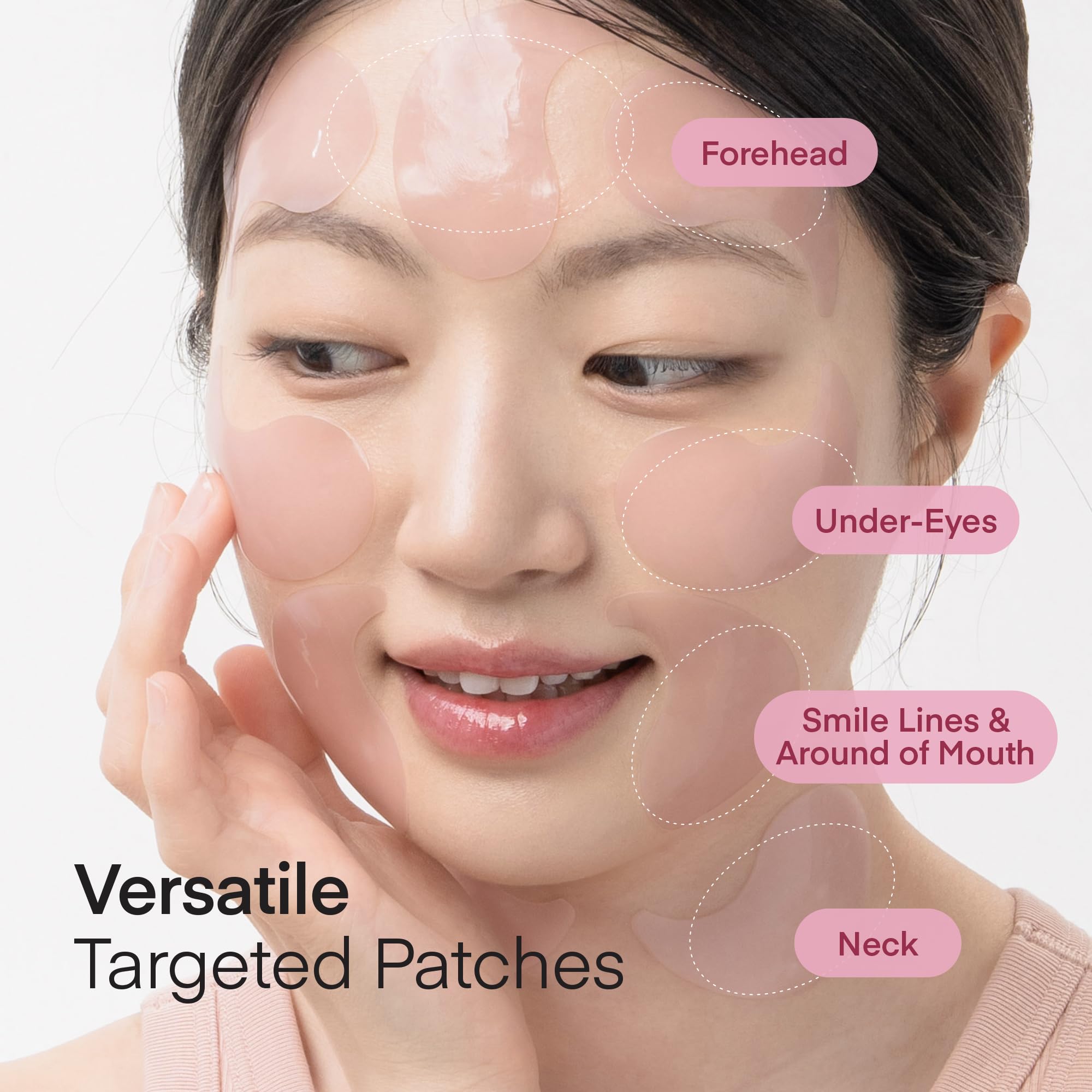TEREZ & HONOR patches with niacinamide and caffeine for brightening and puffiness support.