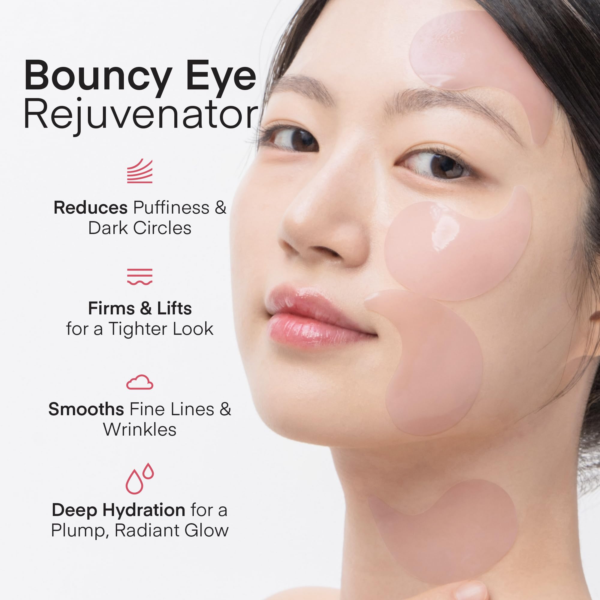 TEREZ & HONOR under-eye patches pink gift packaging signals premium skincare.