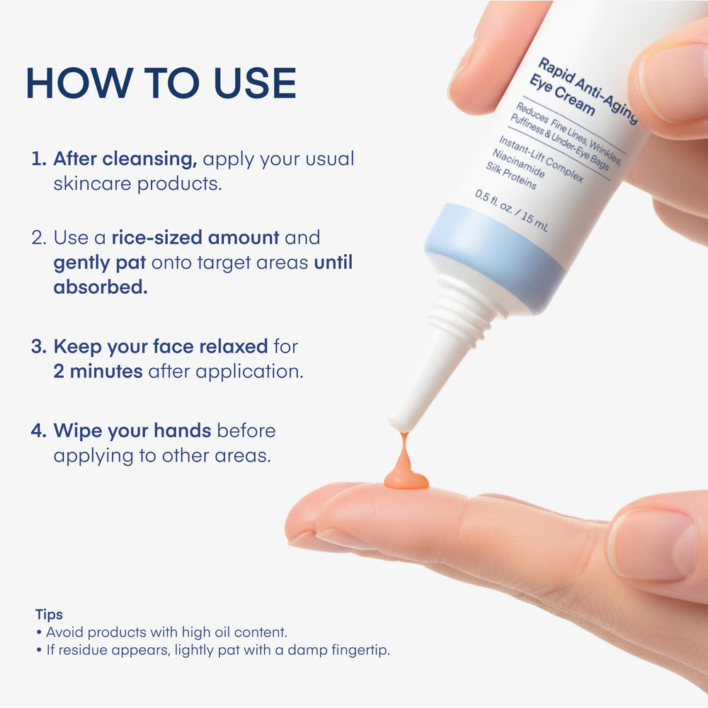 TEREZ & HONOR Eye Cream ingredients niacinamide and peptides promote radiant-looking under-eye skin